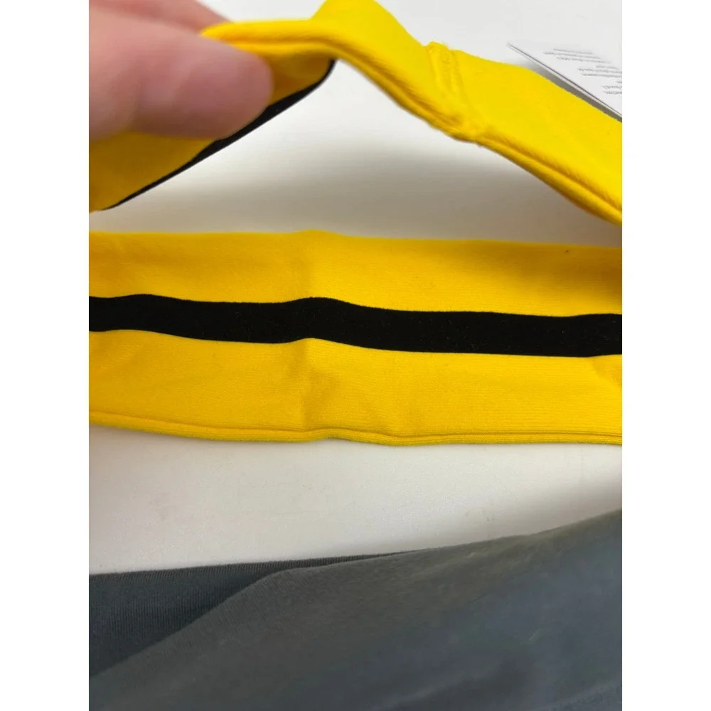 Lululemon Zella Headbands Yellow Grey Fly Away Tamer Twisted Lot of 2